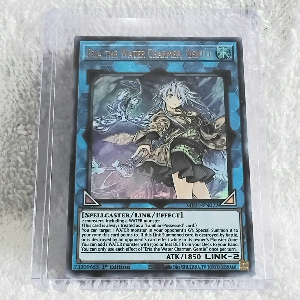 3/$35 Mint 2020 Yu-Gi-Oh! Eria the Water... MP21-EN072 UR Holo 1st Ed Card!!